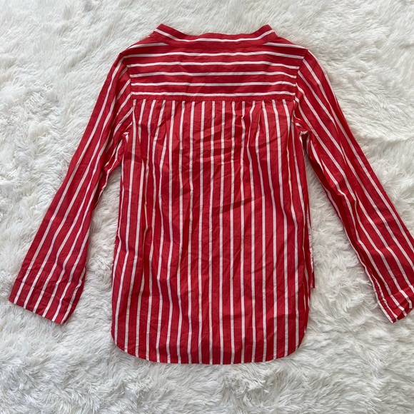 J Crew Women’s Striped Blouse Size 0 - Picture 8 of 8